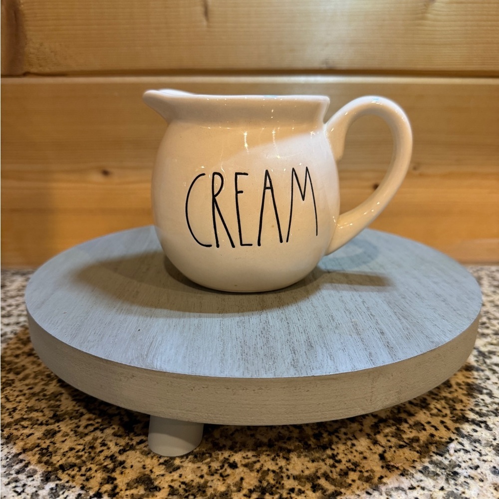Rae Dunn | White “Cream” creamer  Pitcher‎